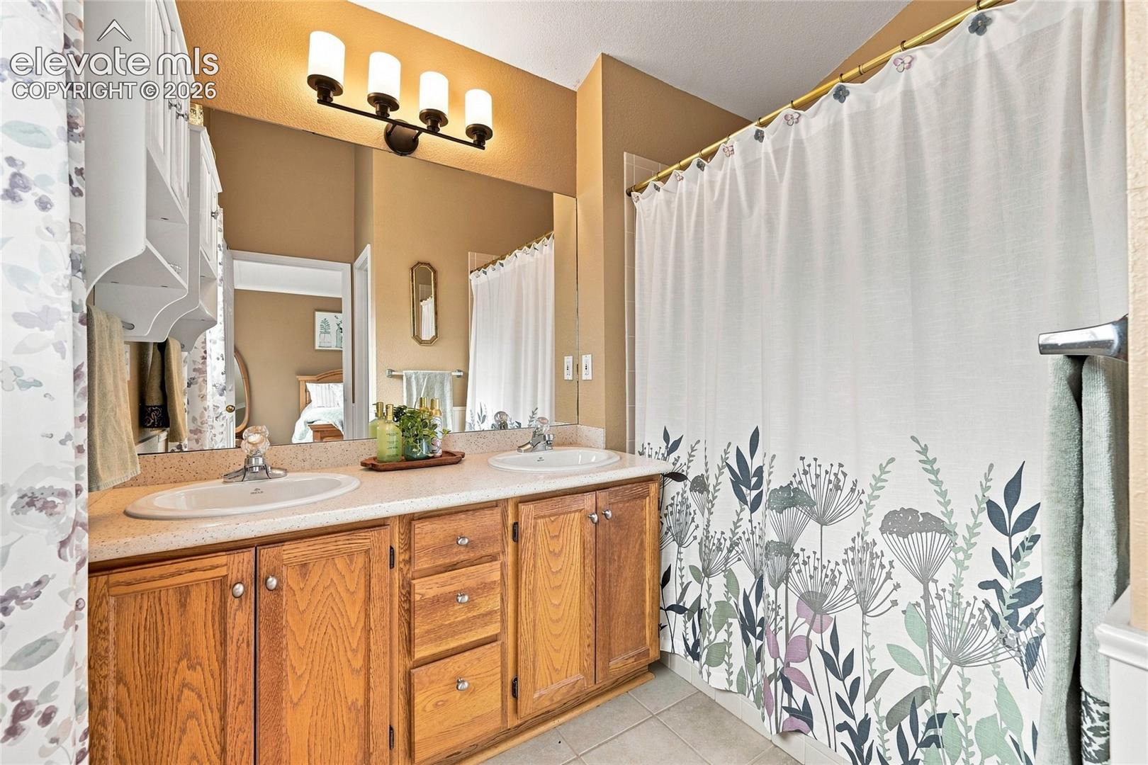 Primary Bathroom - double sinks and full bath