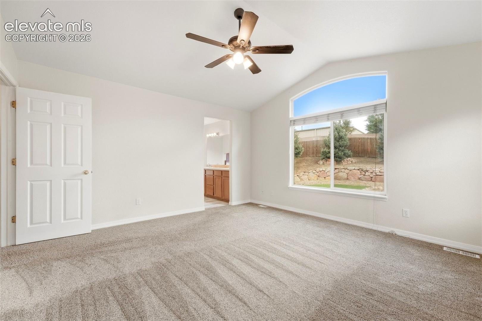 Primary Bedroom Features Private attached 5 Piece Bathroom