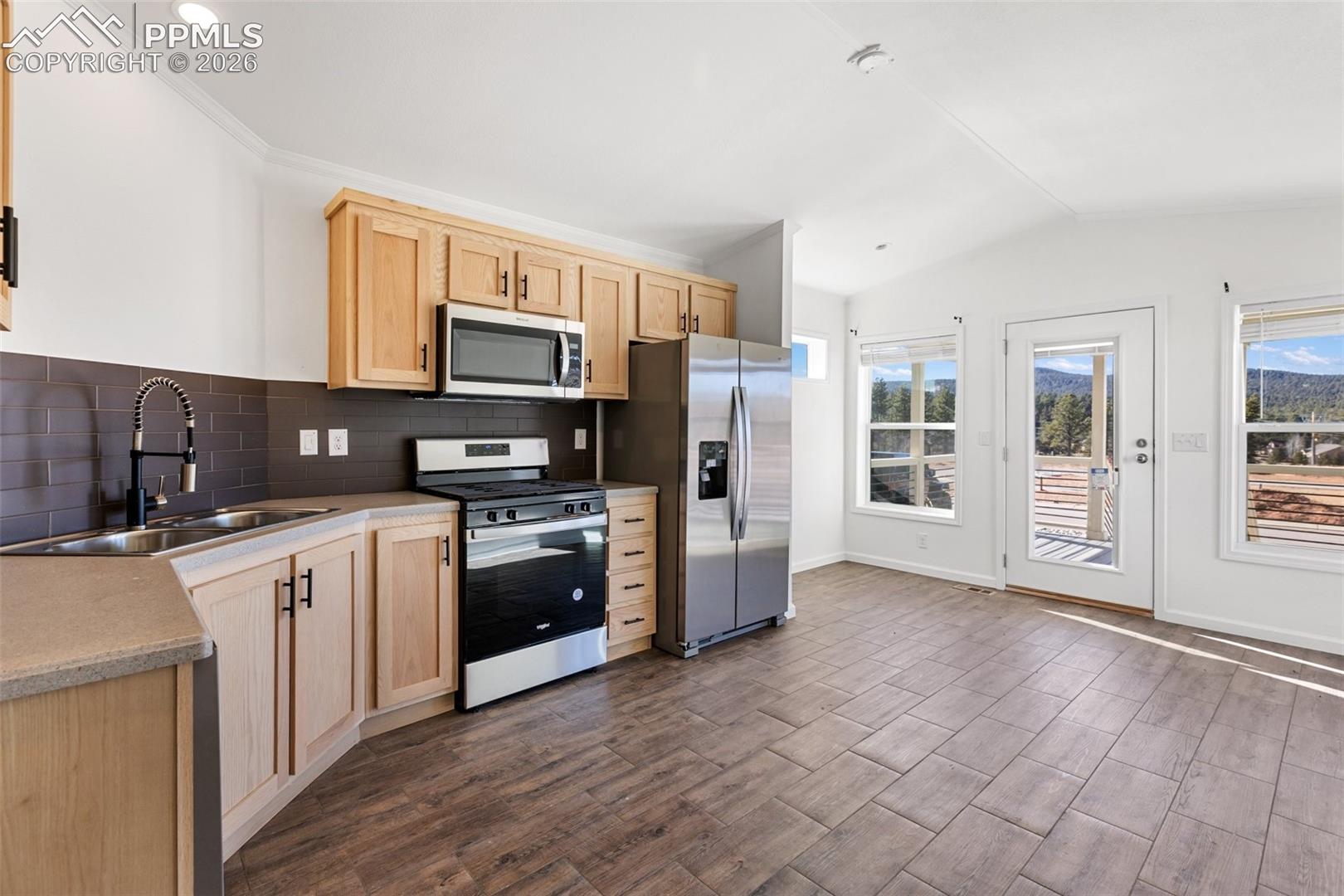 Kitchen and Living Room