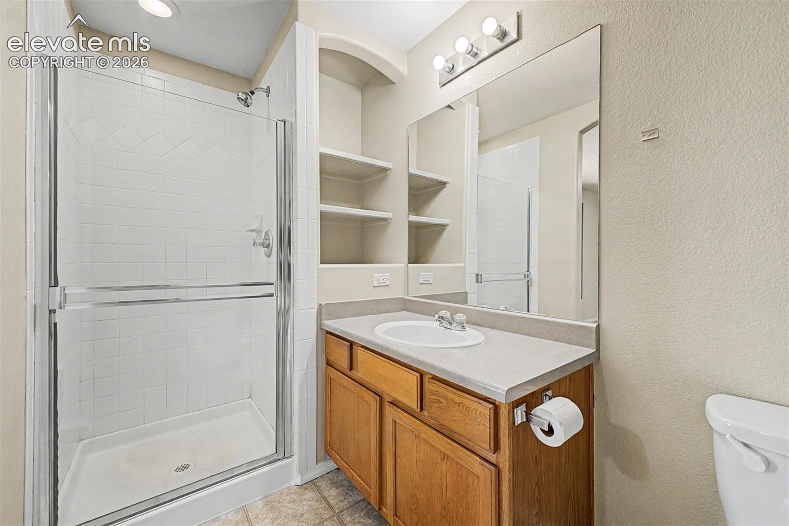Primary bathroom with shower