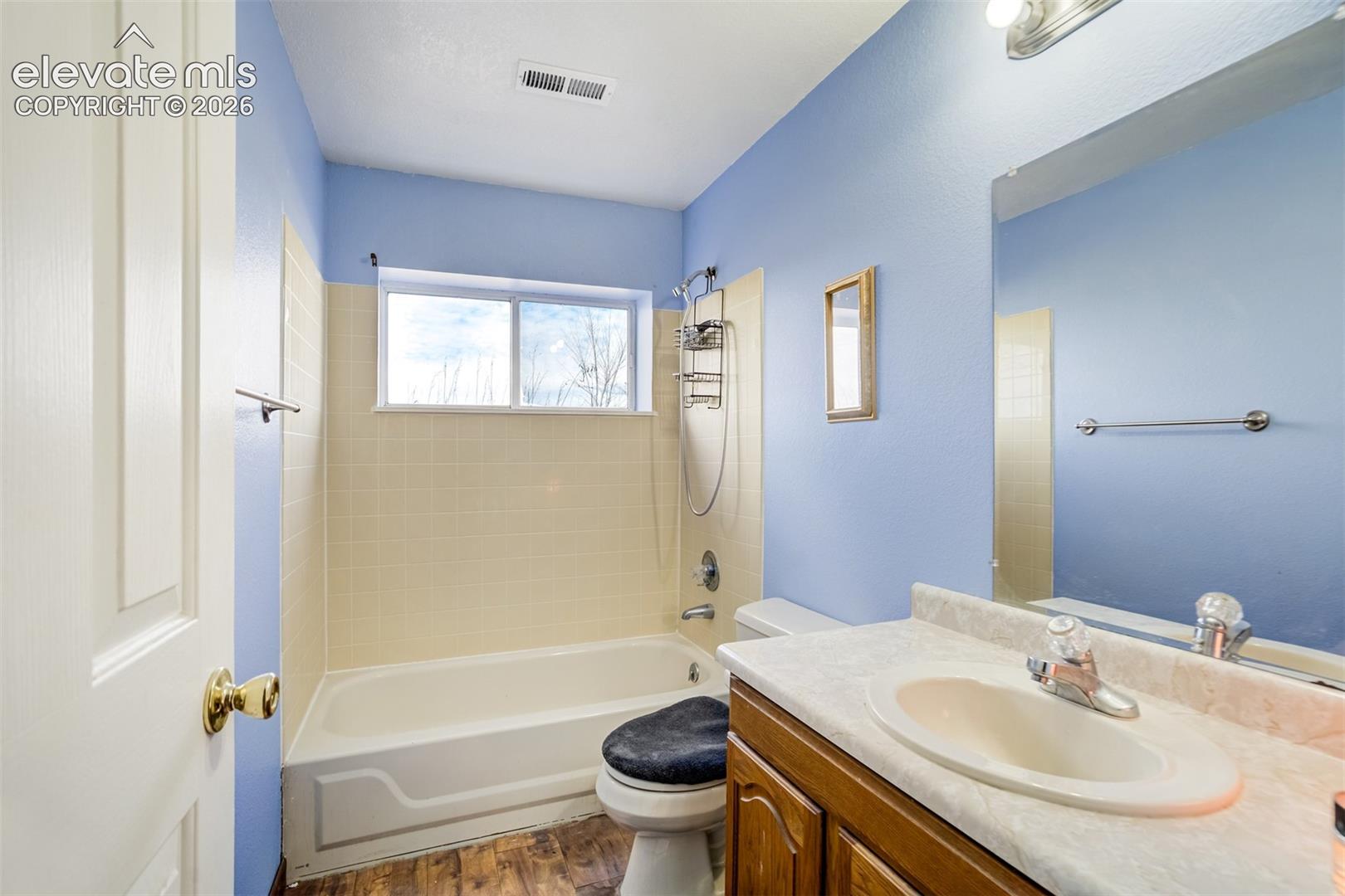 Basement full bath.