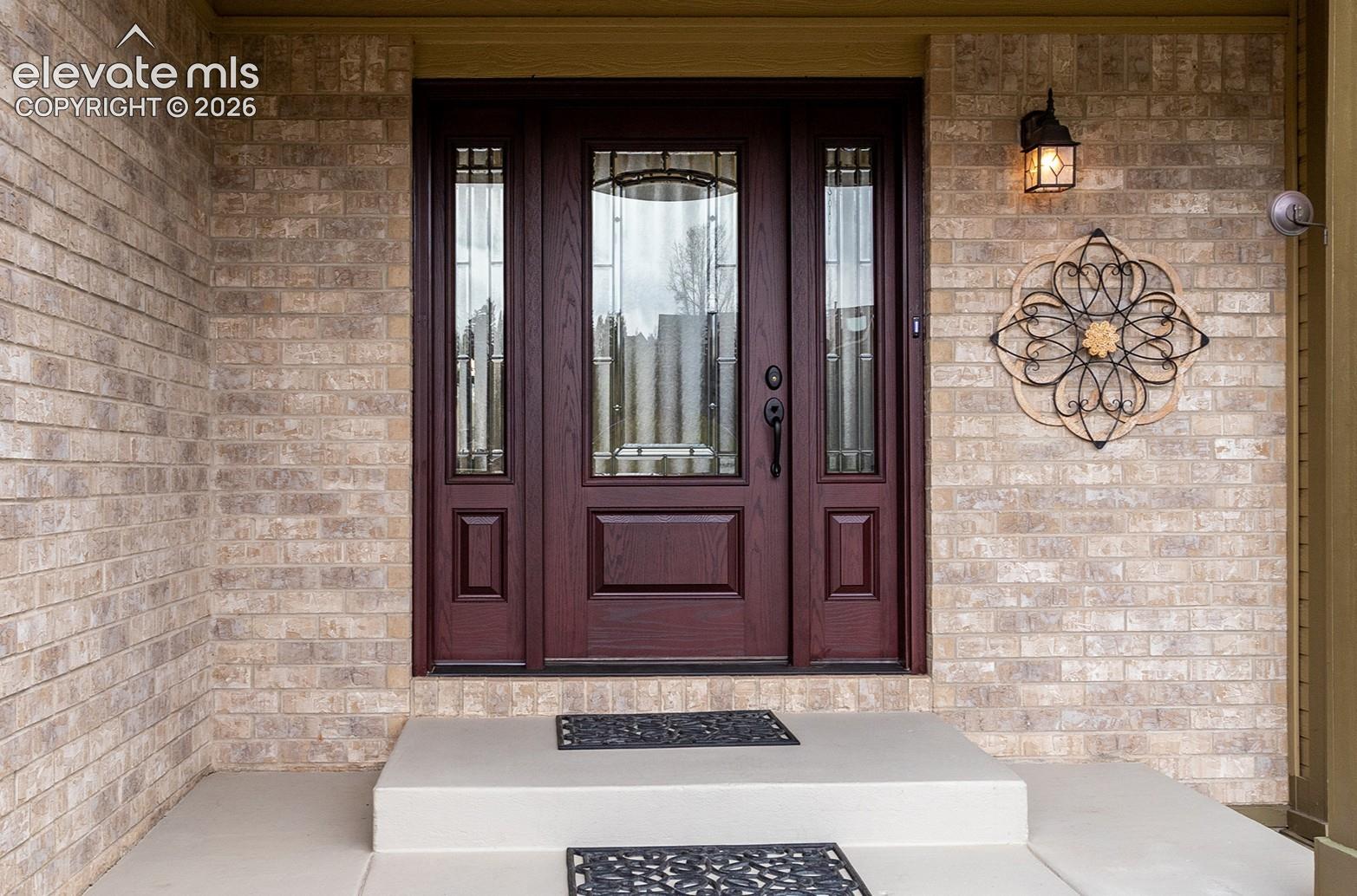 Beautiful, Fiberglass Front Entry Door