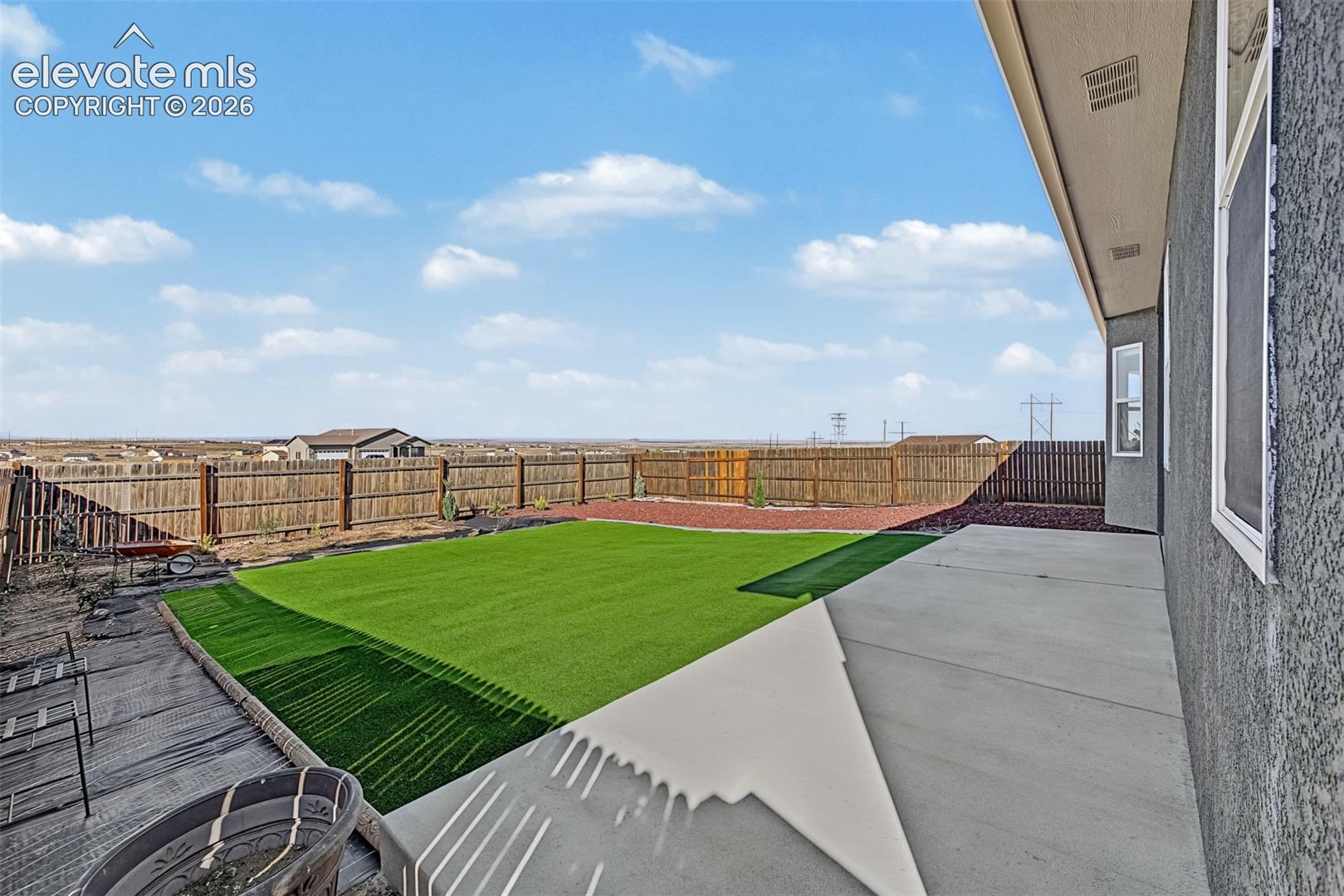 Future home of your hot tub - perfect for stargazing too!  