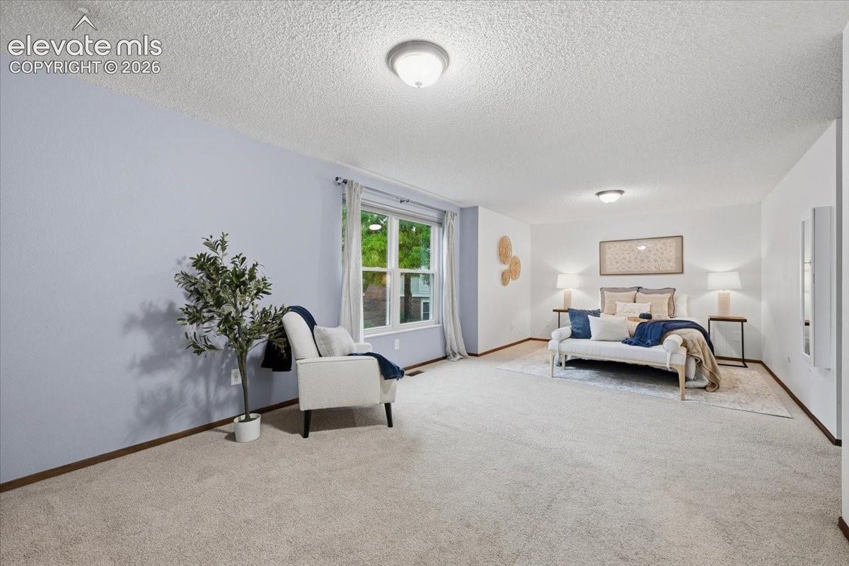Light-toned wall finishes, expansive room, and a large window providing ample natural light create a bright interior