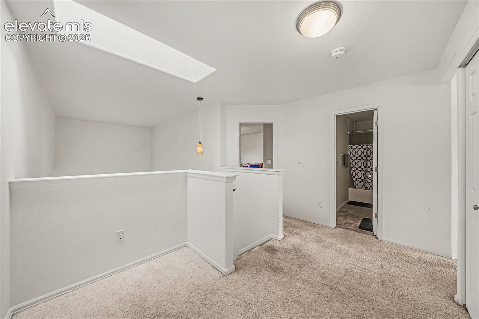 Loft with skylight