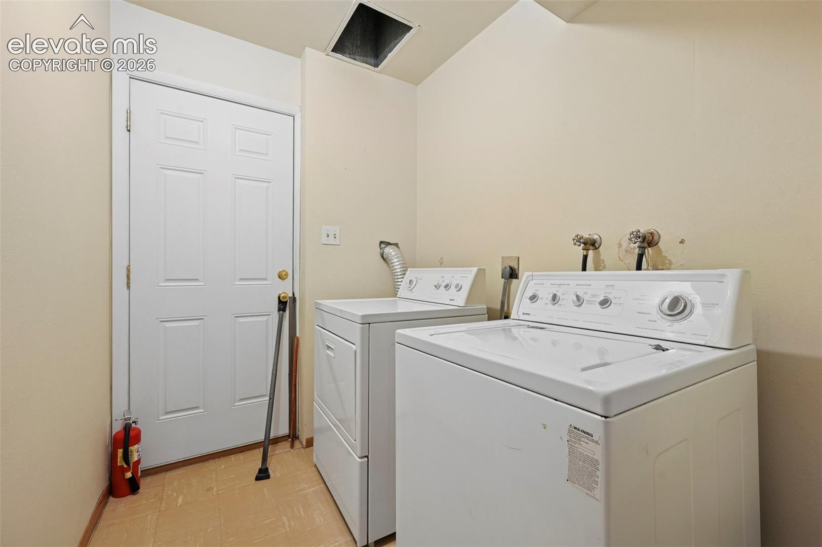 Dedicated laundry area 