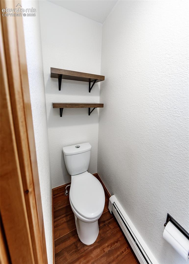 Master bathroom toilet