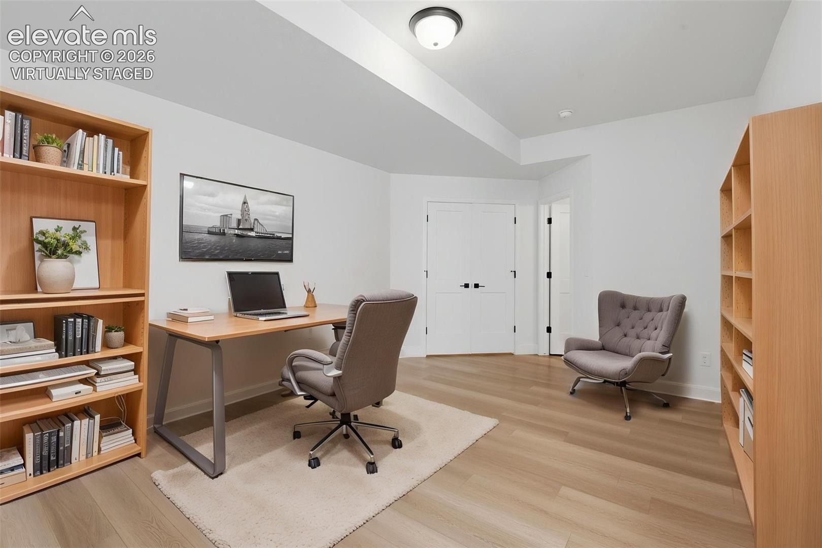 Option 1 for flex space. Virtually Staged