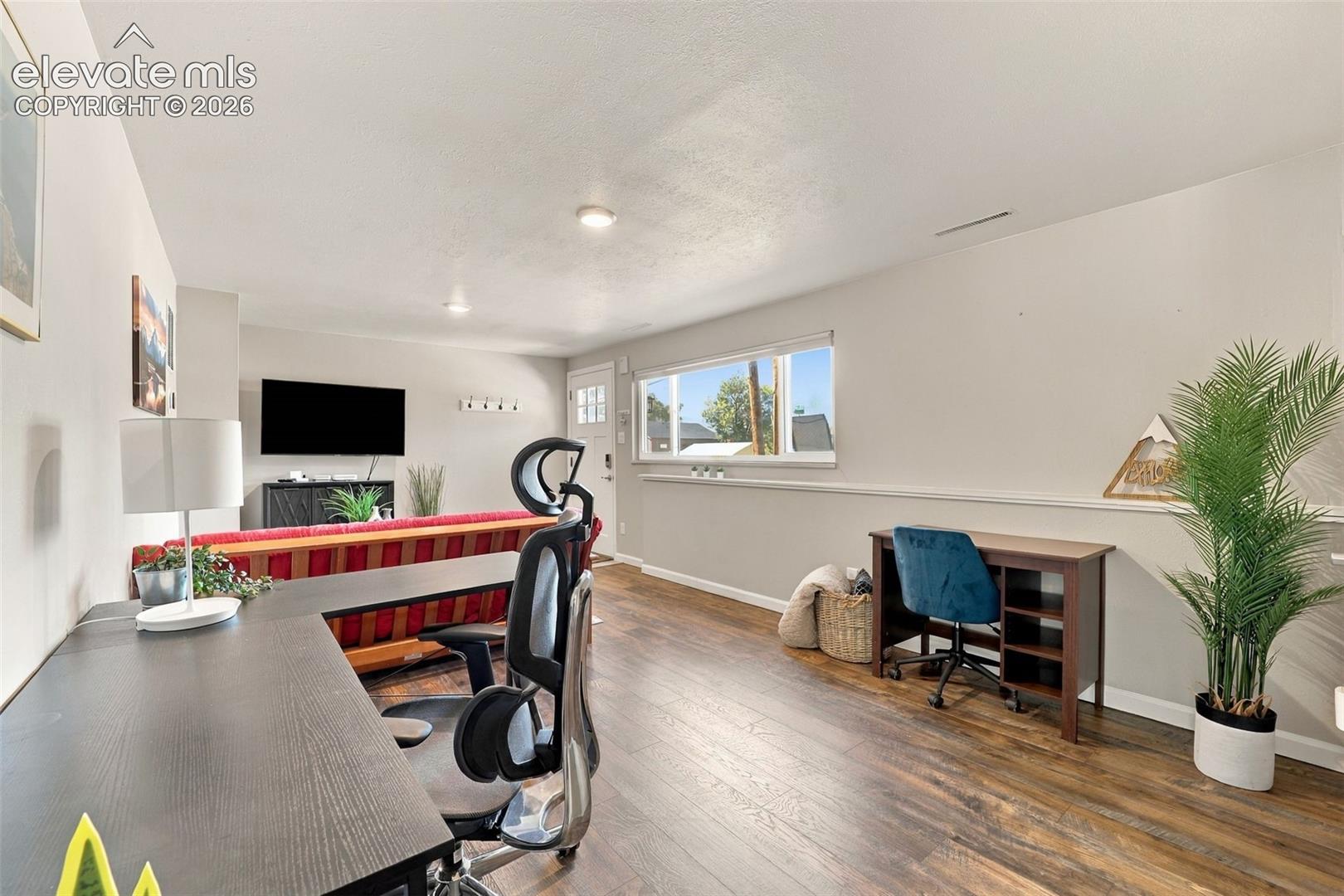 Living room in lower level