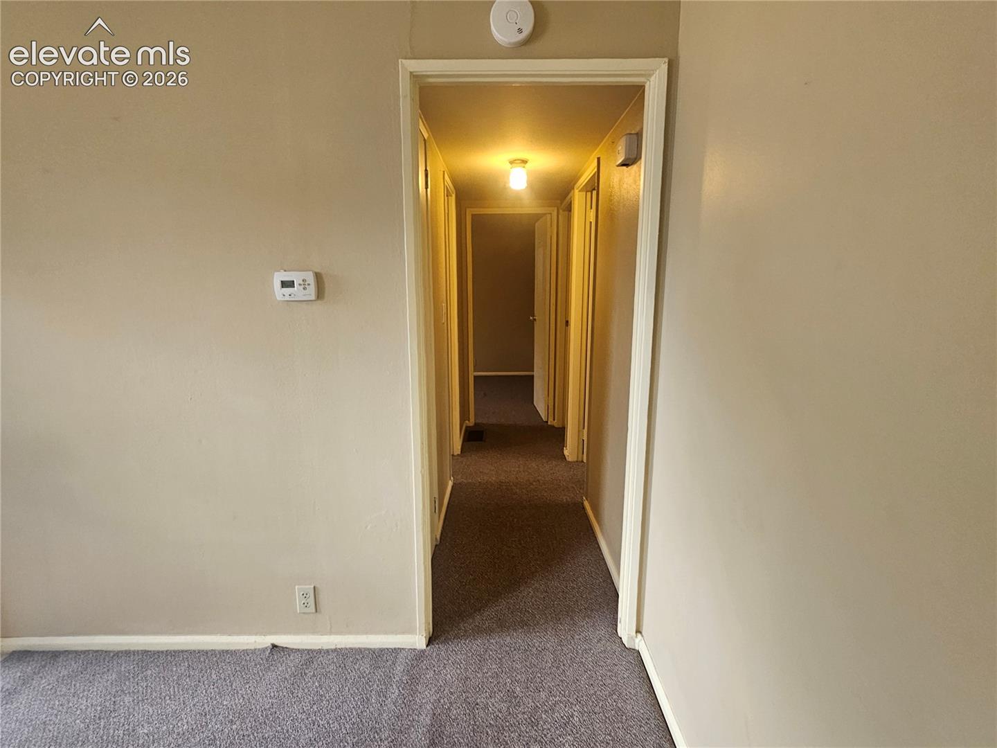 From L.R. toward the hallway and bedrooms