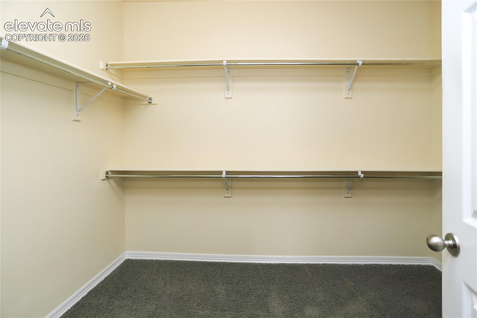 Primary suite closet