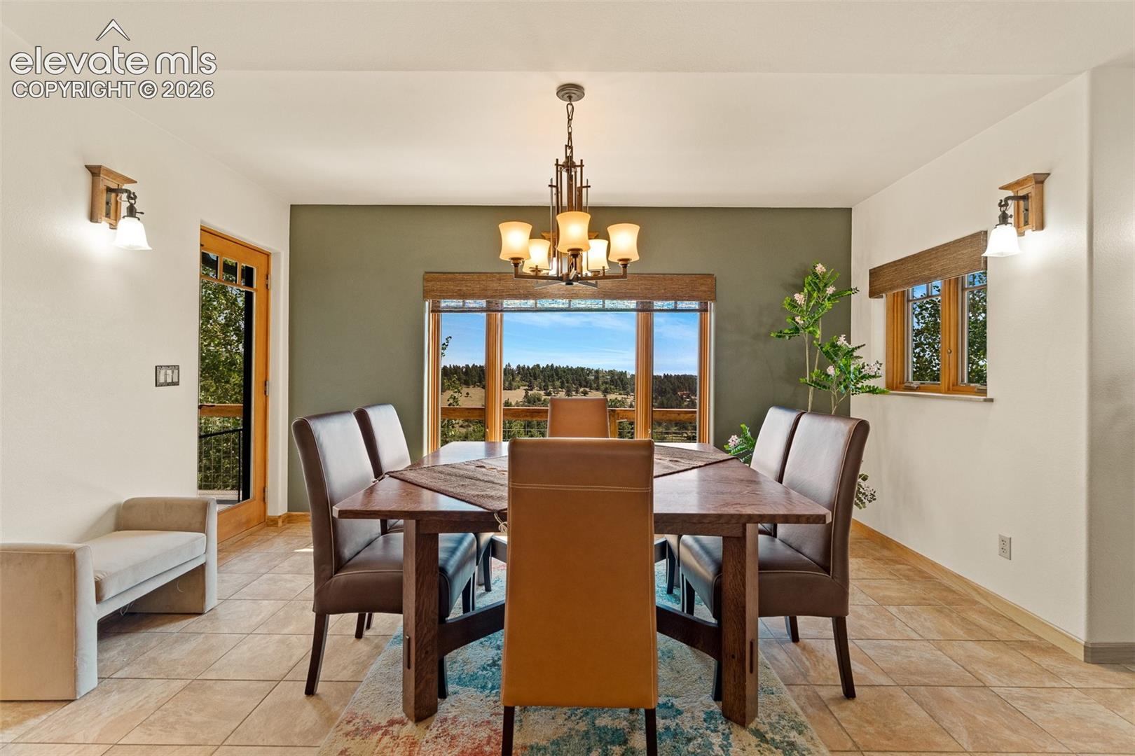 Dining room photographed June 2026