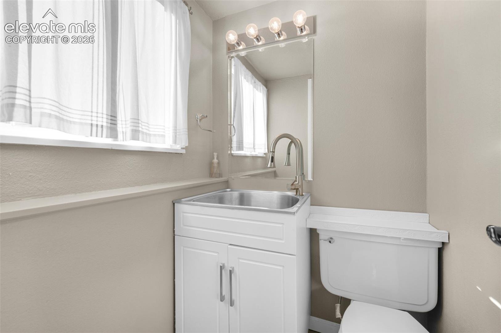 half bath on lower level