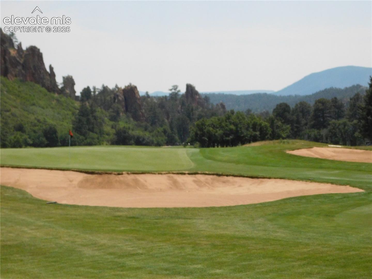 View of golf course form lot