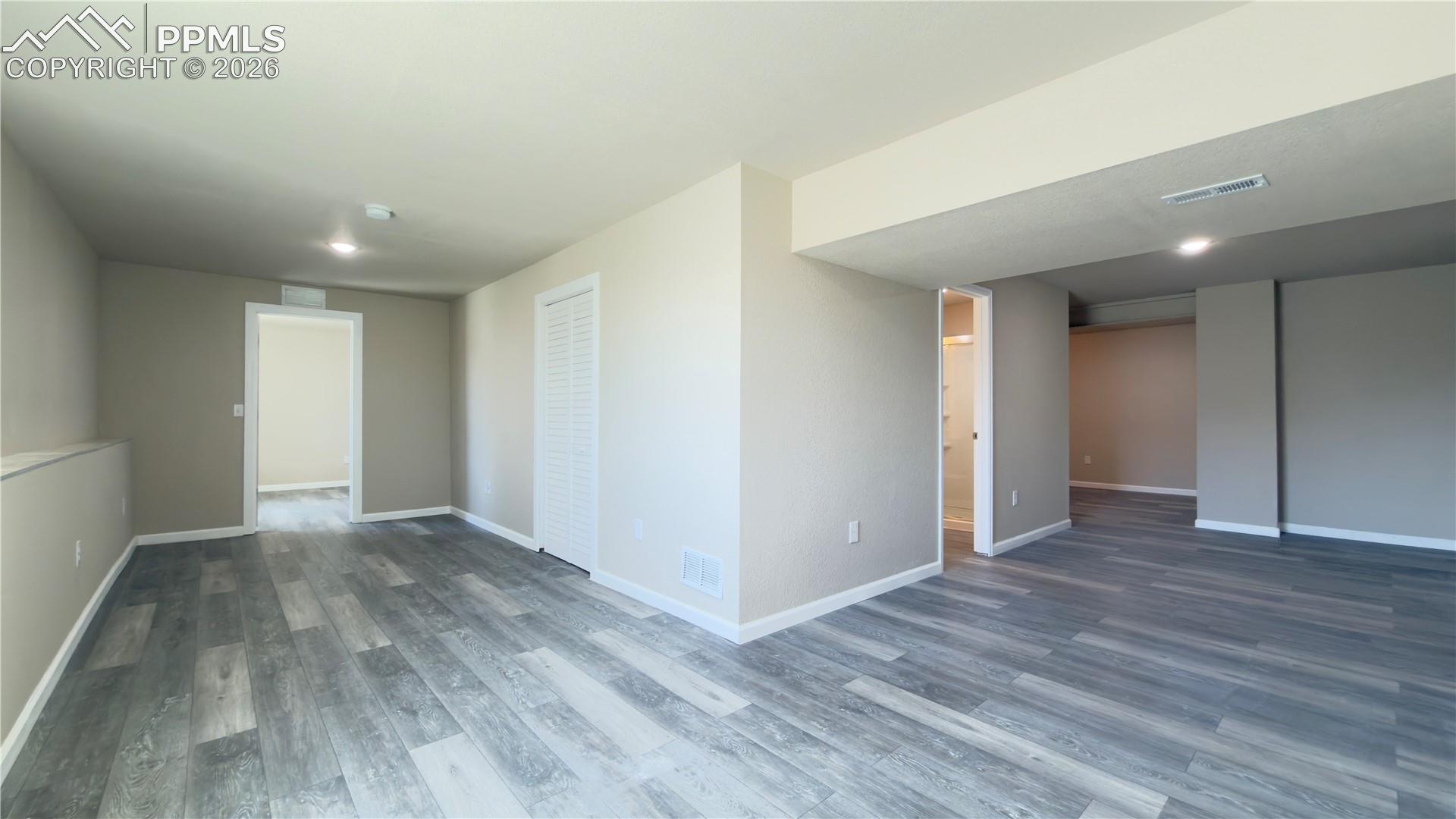 Family Room in basement