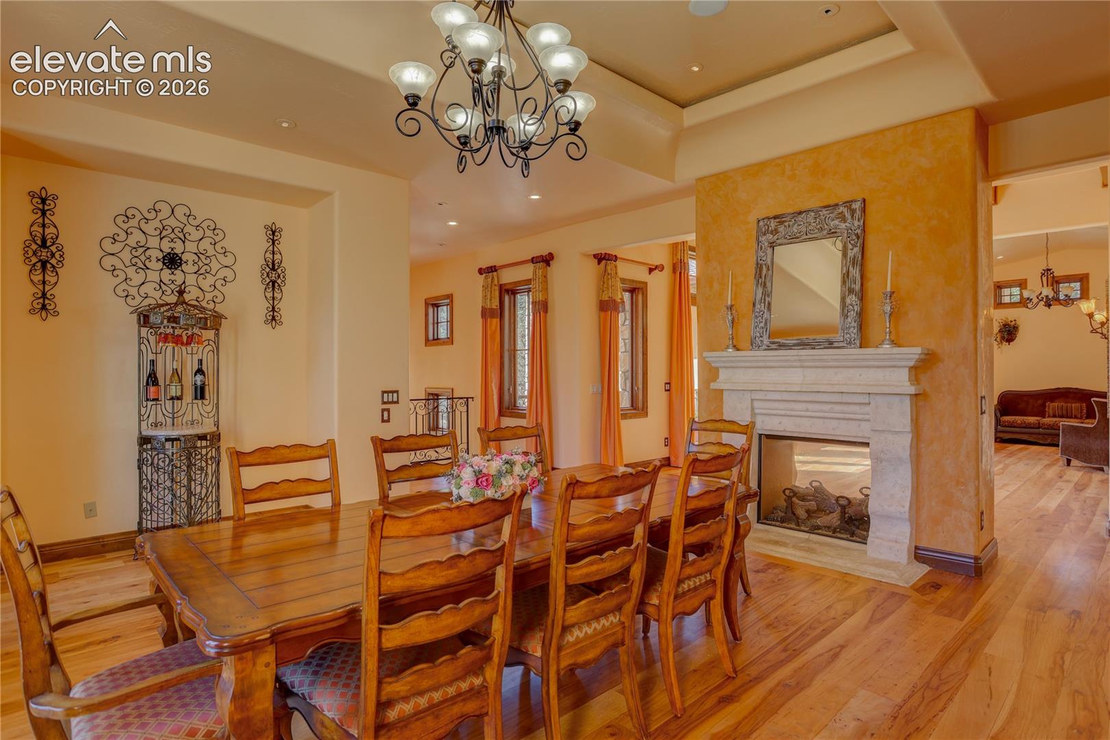 Formal dining room.