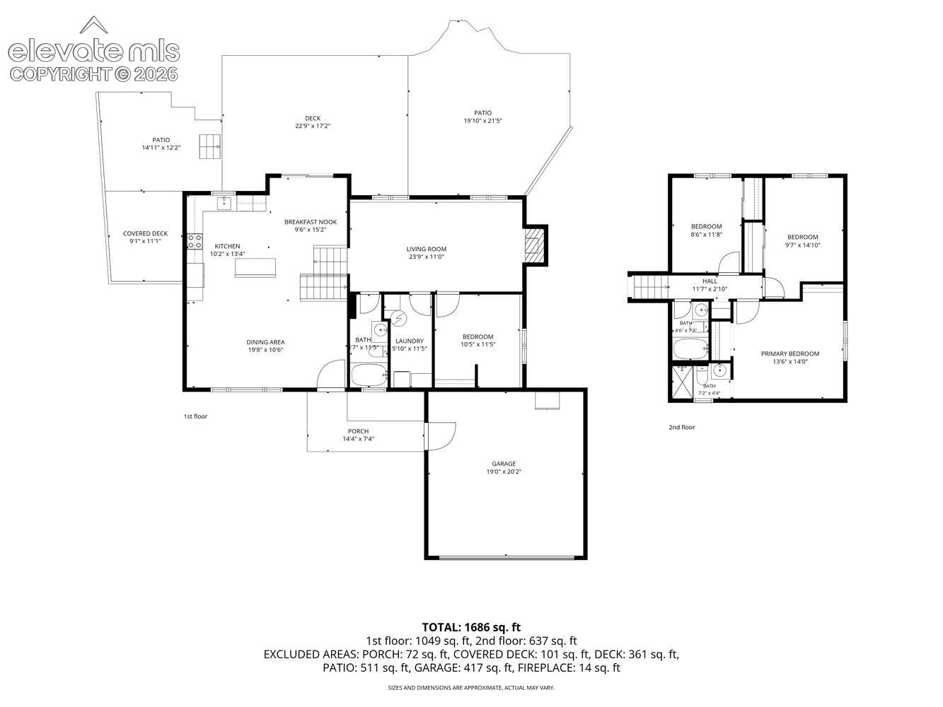 Whole House Floor Plan.
