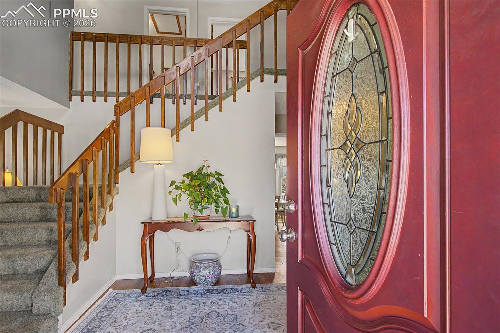 Entry looking through the front door.
