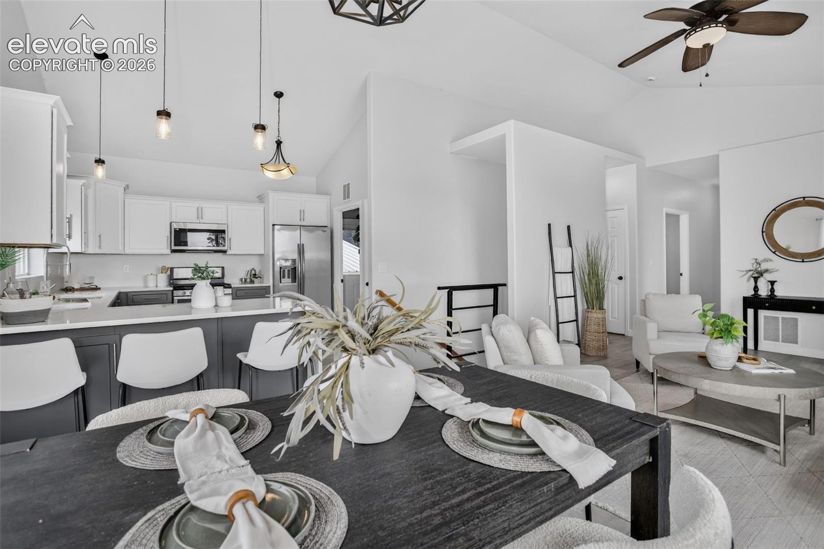 Open floor plan works well.