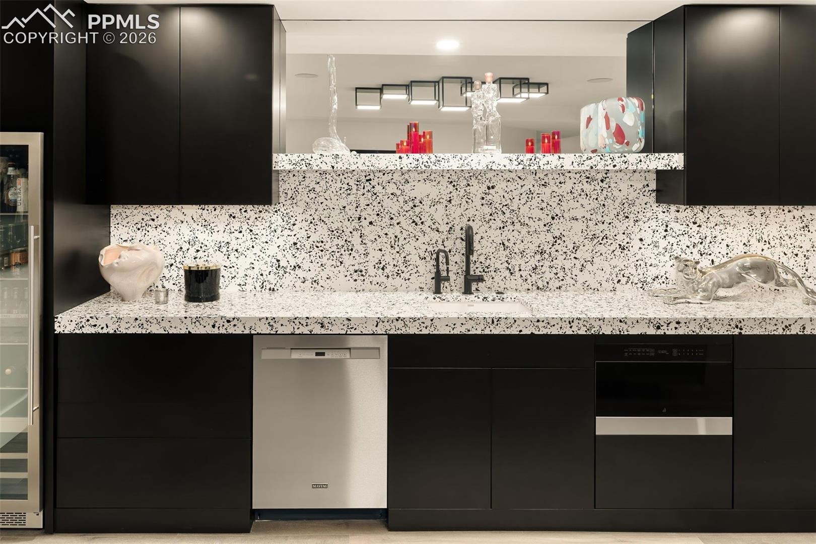 Wet Bar With All New Appliances