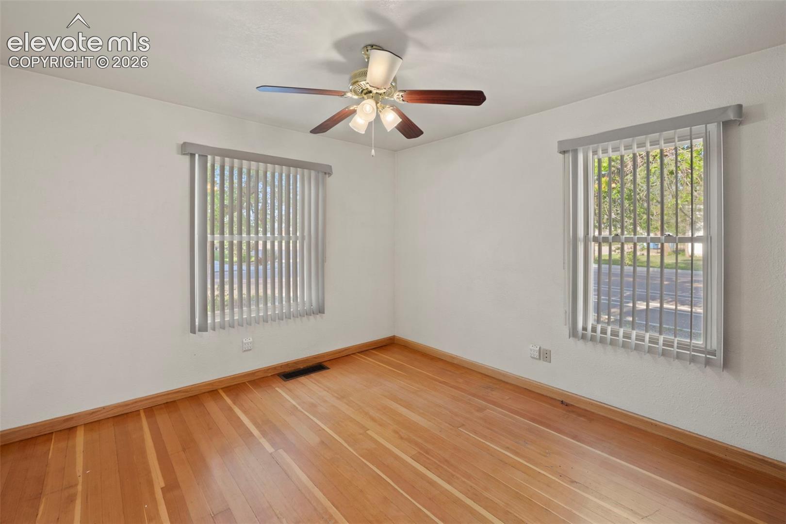Hardwood flooring throughout