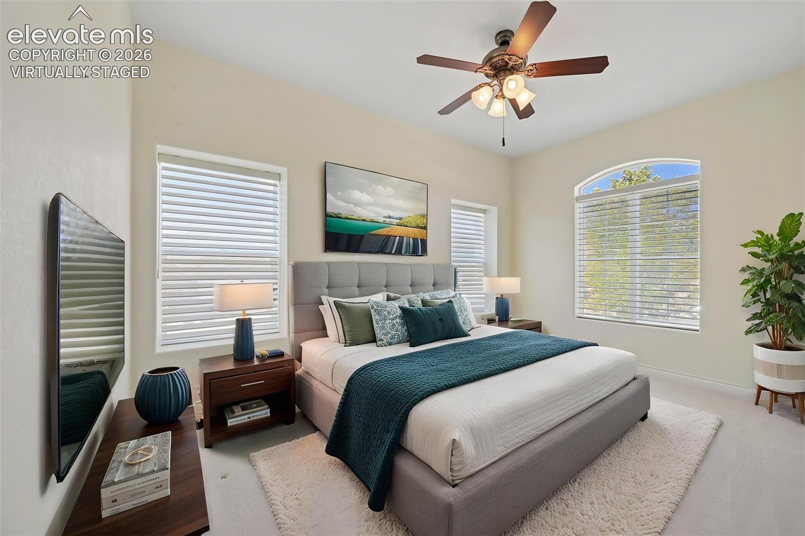 main floor bedroom
virtually staged