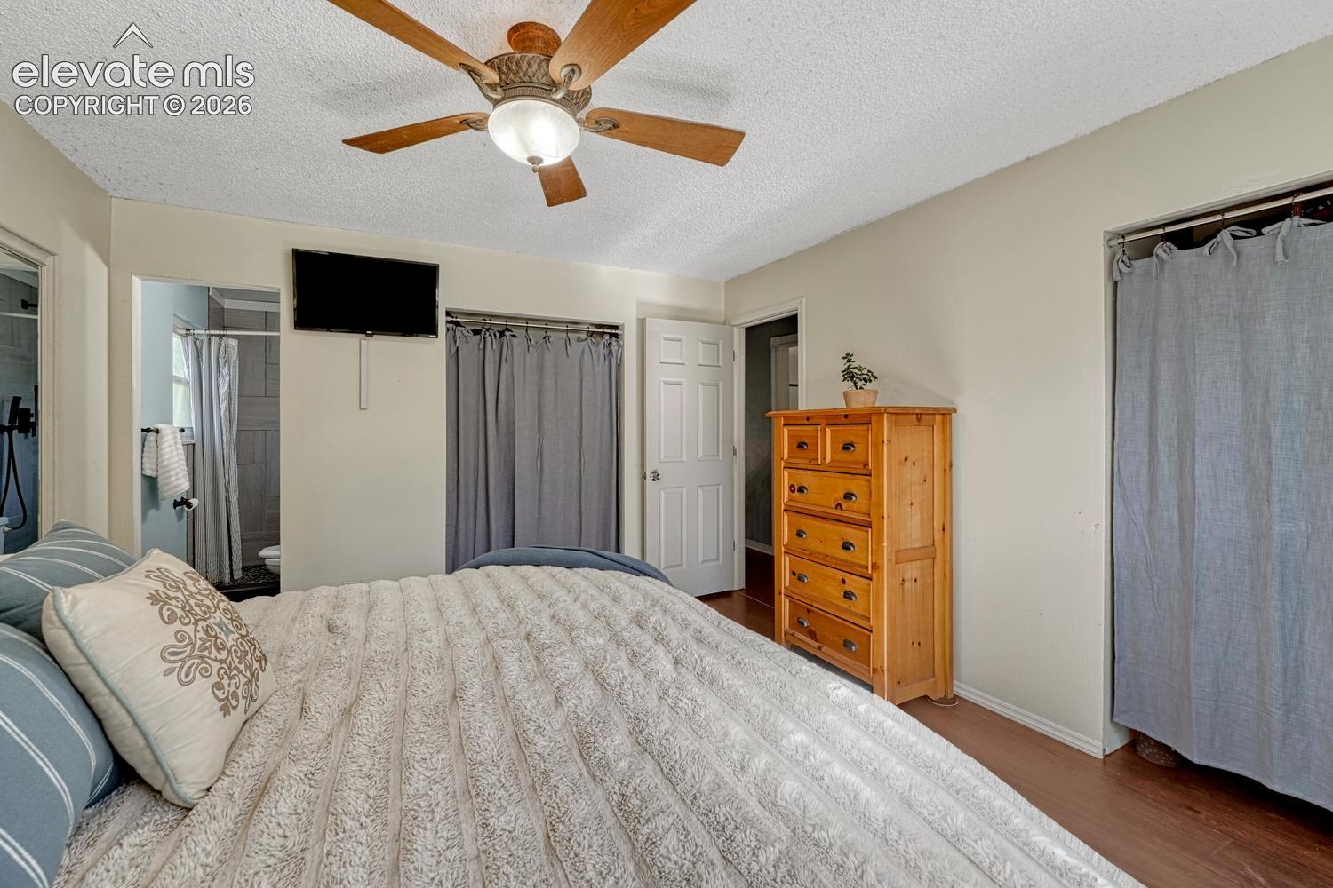 Dual closets in the Primary Bedroom.