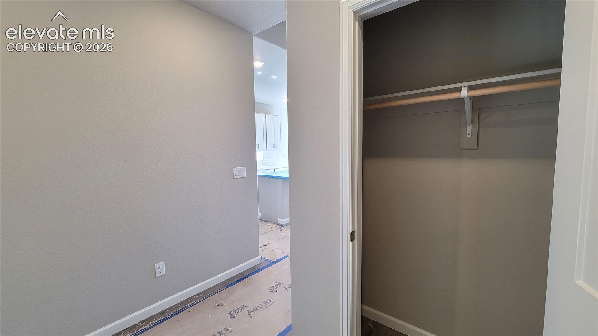 Coat closet off the garage! 
