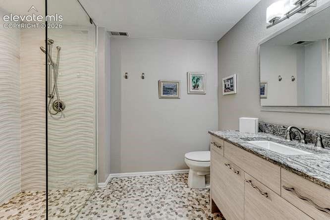 Newly updated 3/4 bathroom in basement