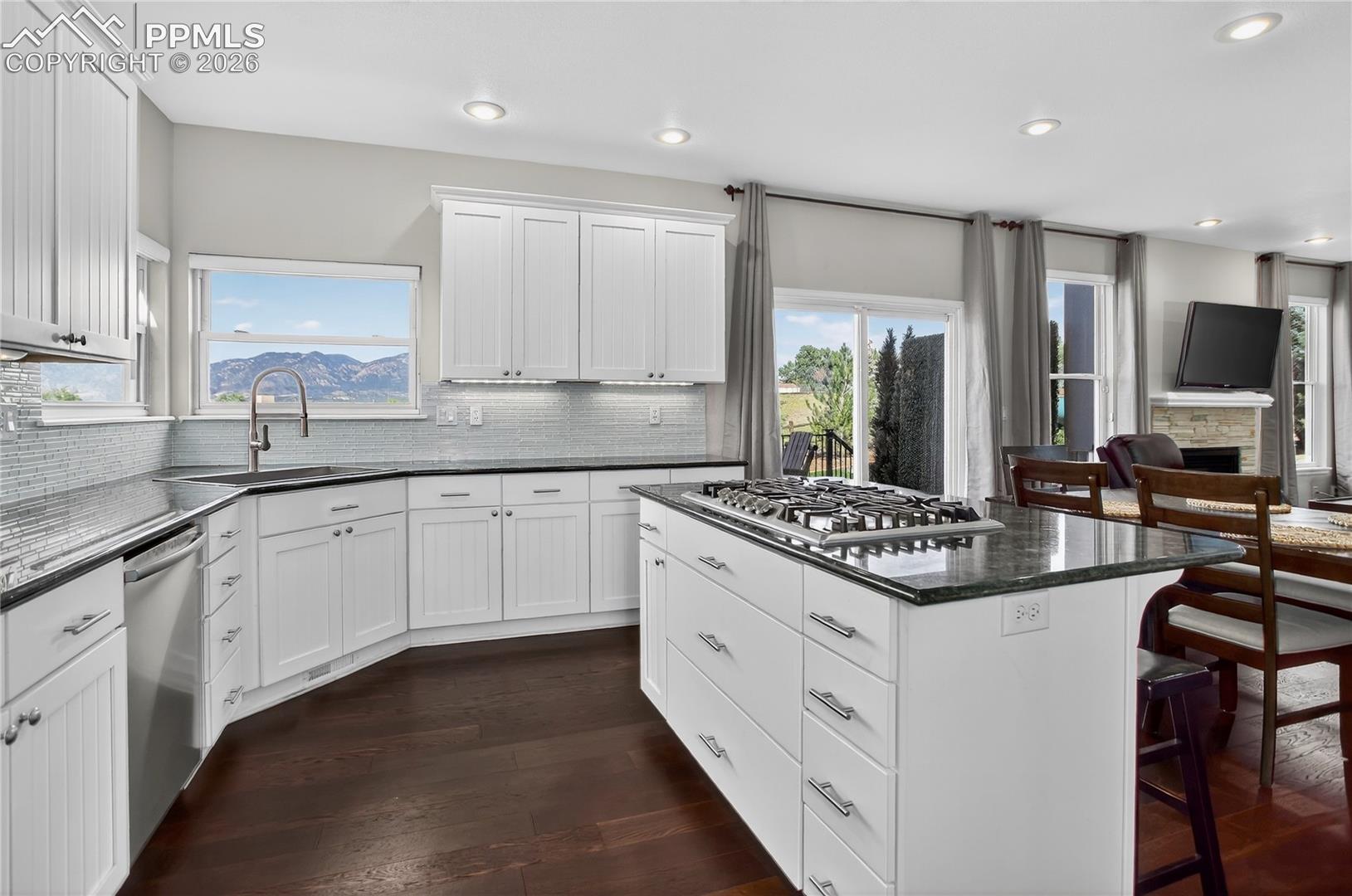 Crown molding and soft-close cabinetry