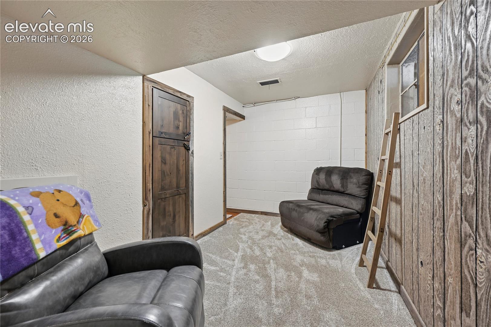 Lower Level ensuite bedroom sitting area
