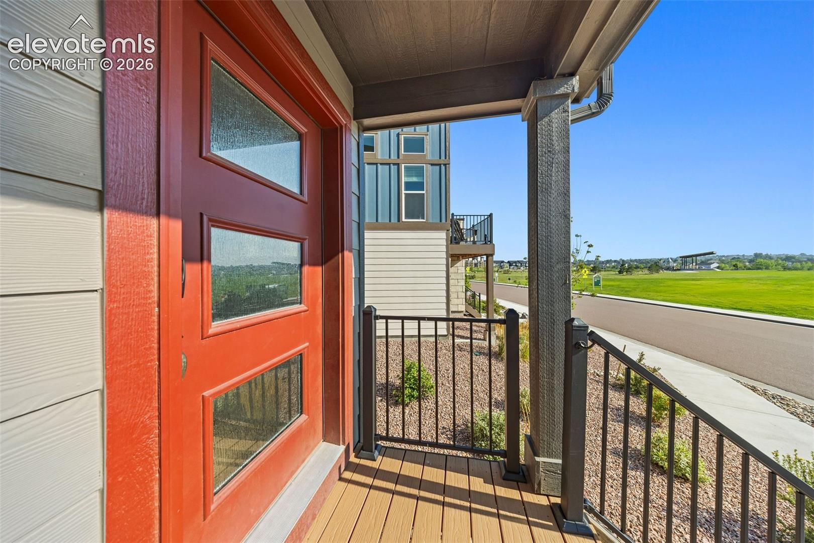 When we say the park is right outside your front door, we mean it. 