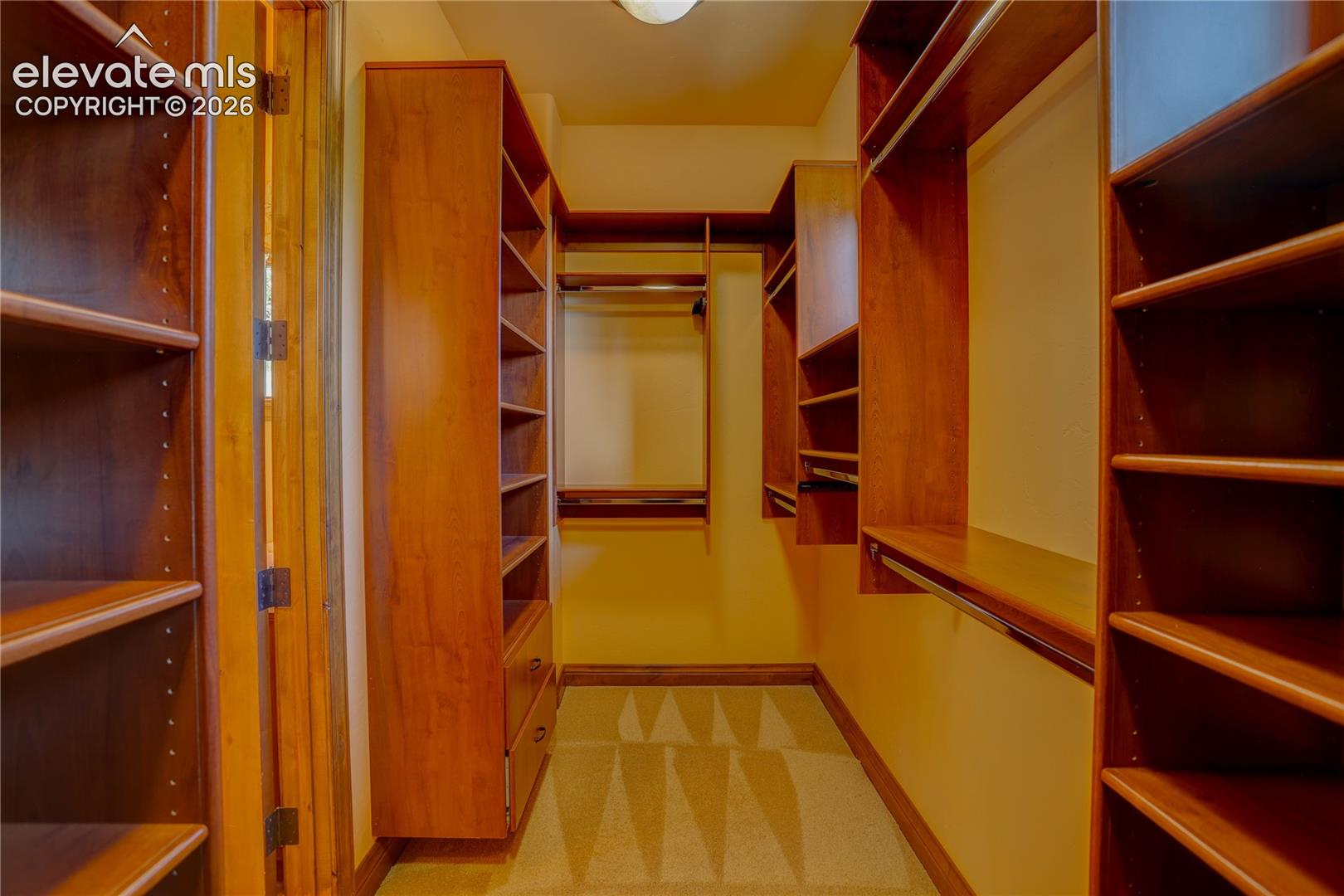 Primary closet.