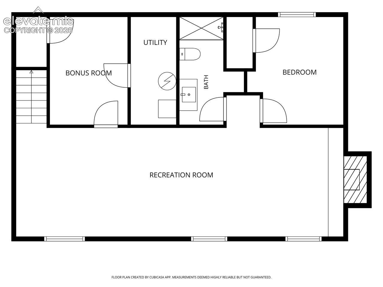 Lower level Floor plan