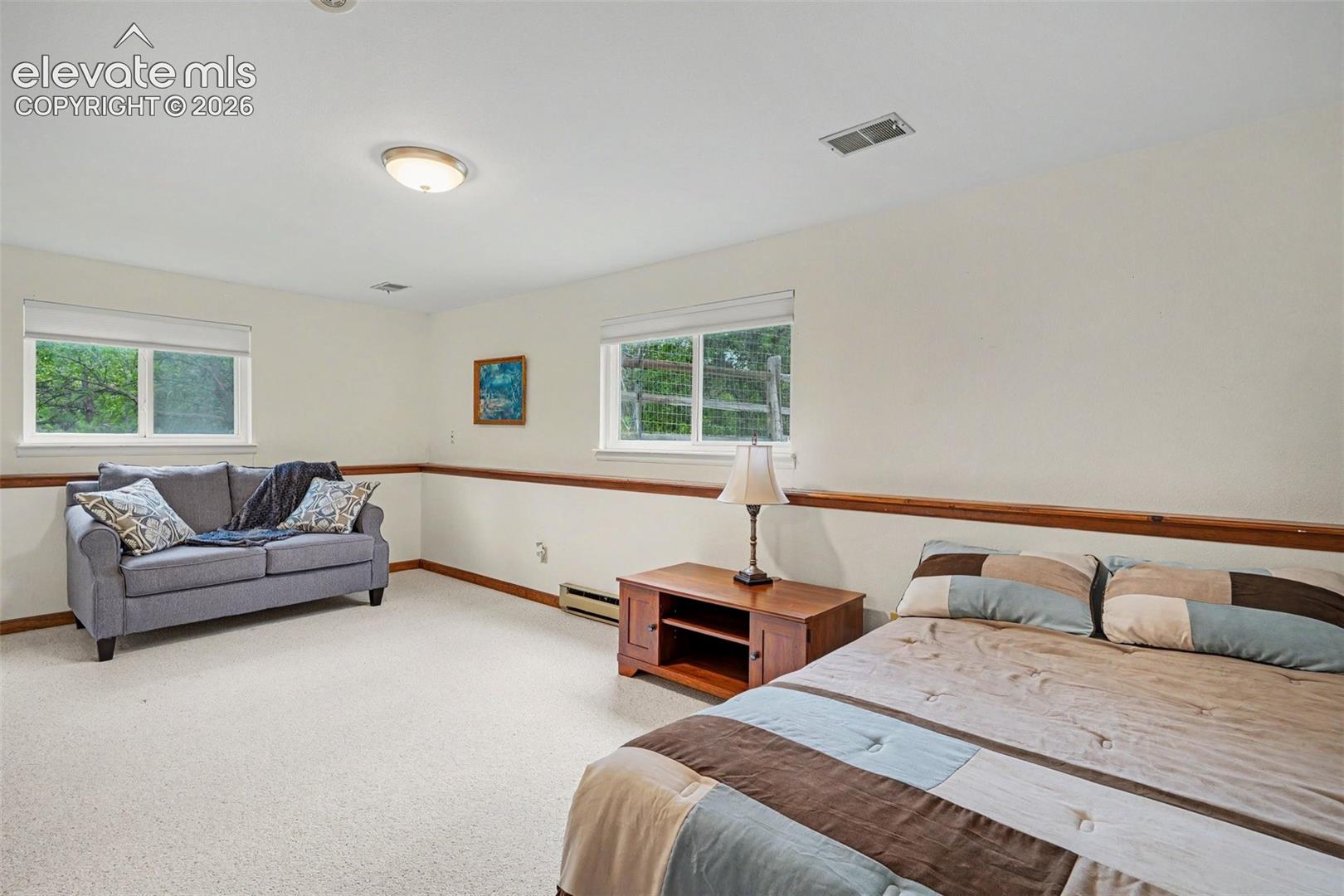 Oversized Basement Bedroom