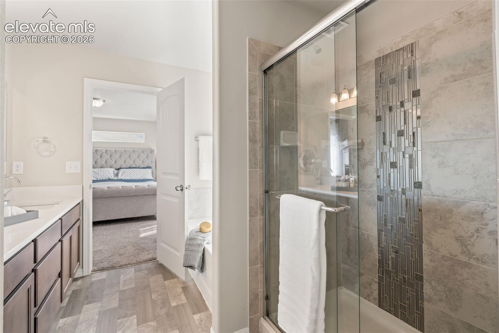 primary Bath with Double Vanity