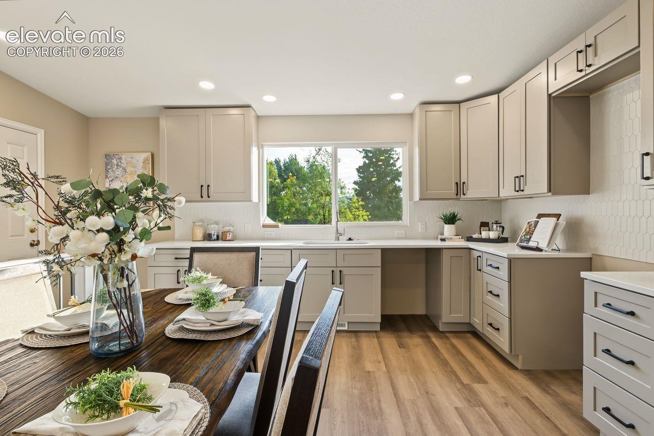 Enjoy coking while looking out the window in the fabulous new kitchen! Appliances will be here anyday.
