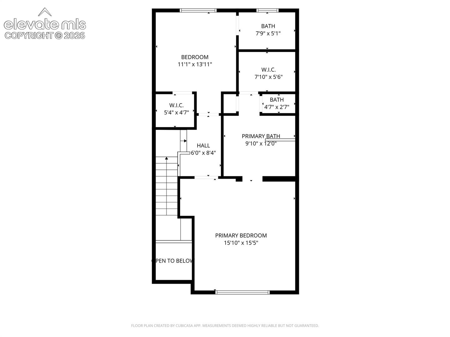 Upper Level Floorplan