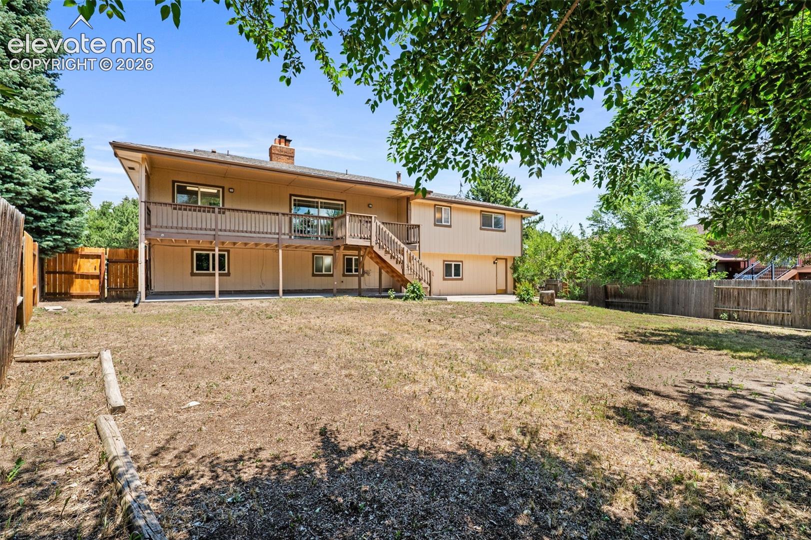Full Backyard View from SW Corner
