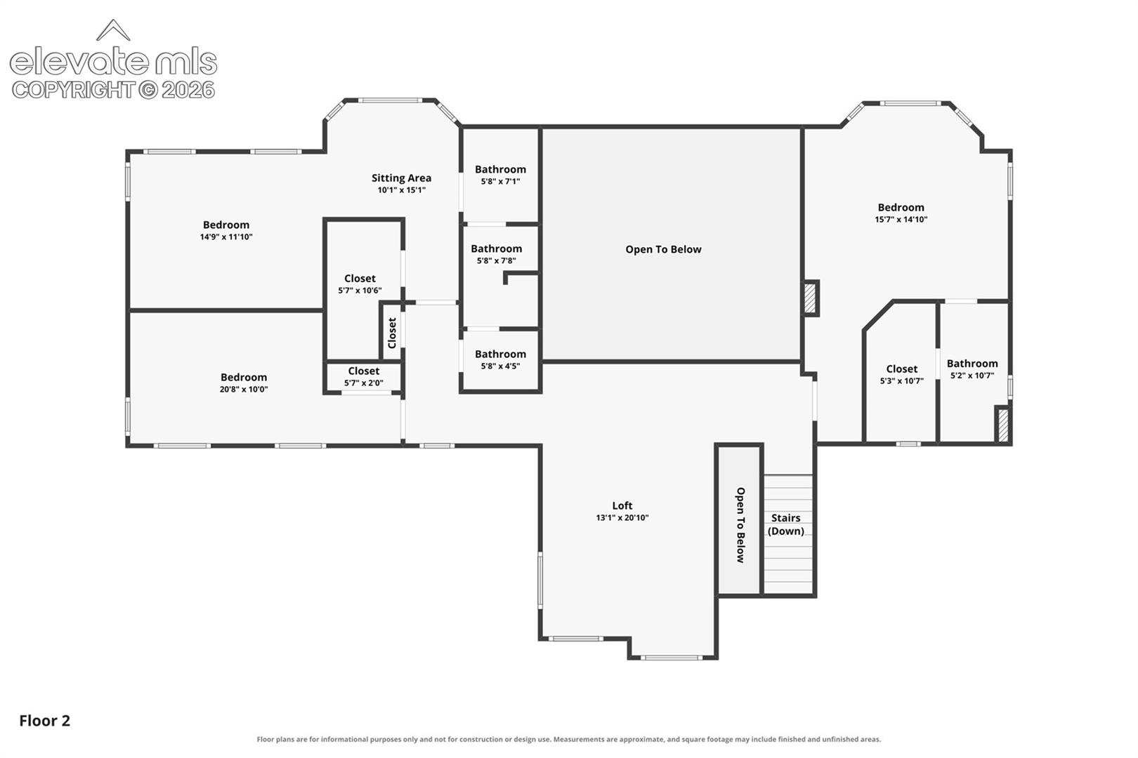 Upper Floorplan