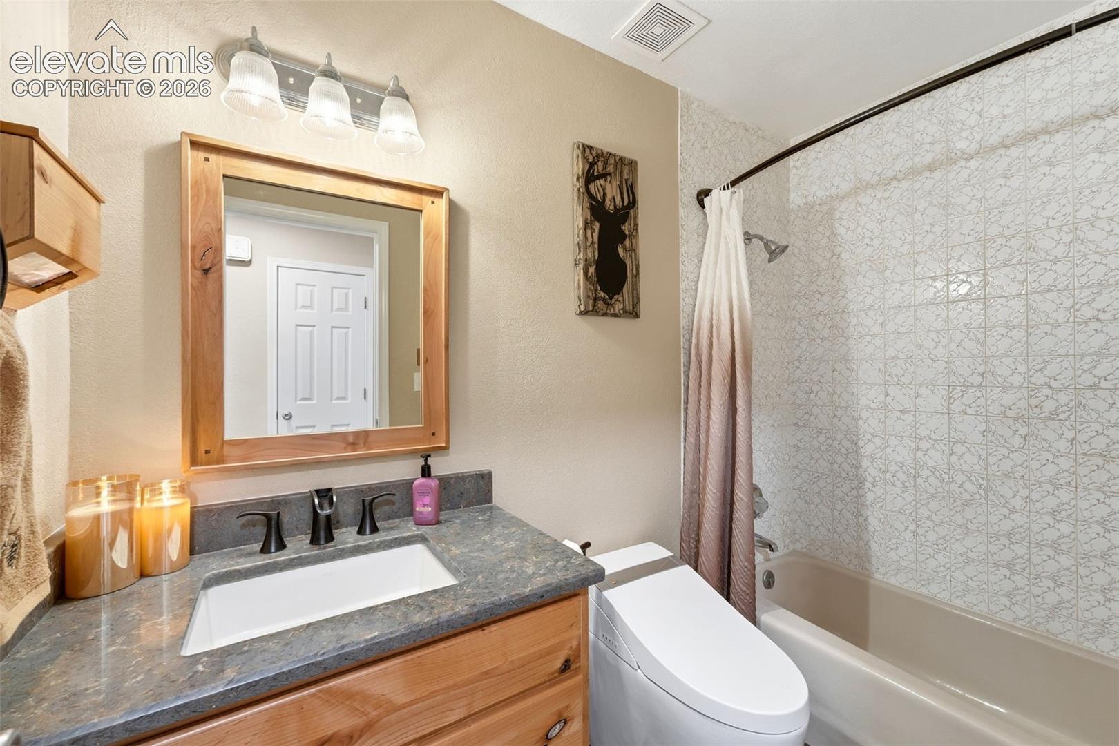 Updated Full Hall Bath with smart toilet
