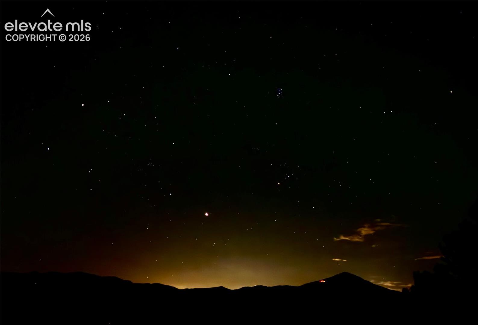 Night Sky Image from Deck 