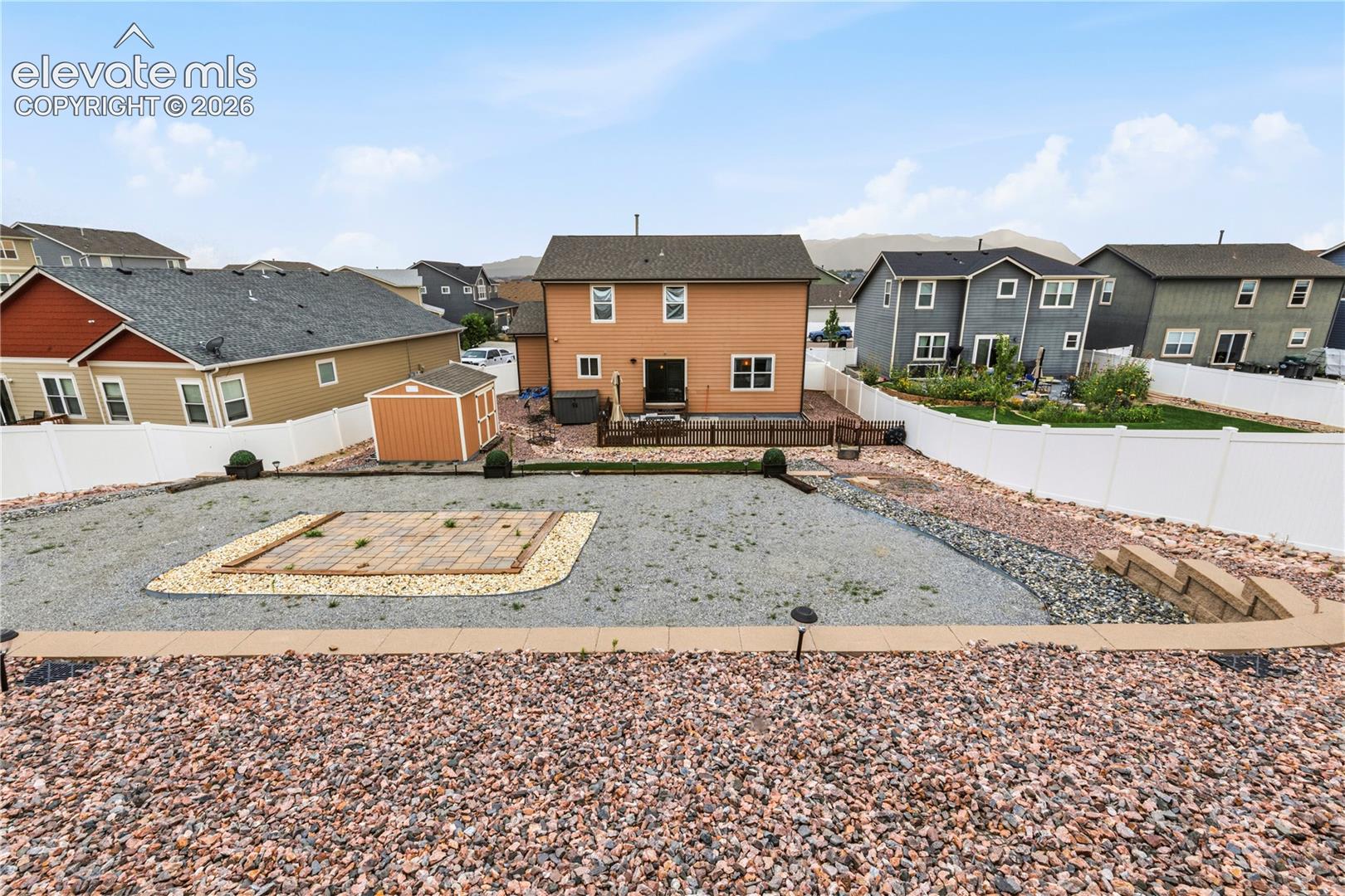 Large backyard