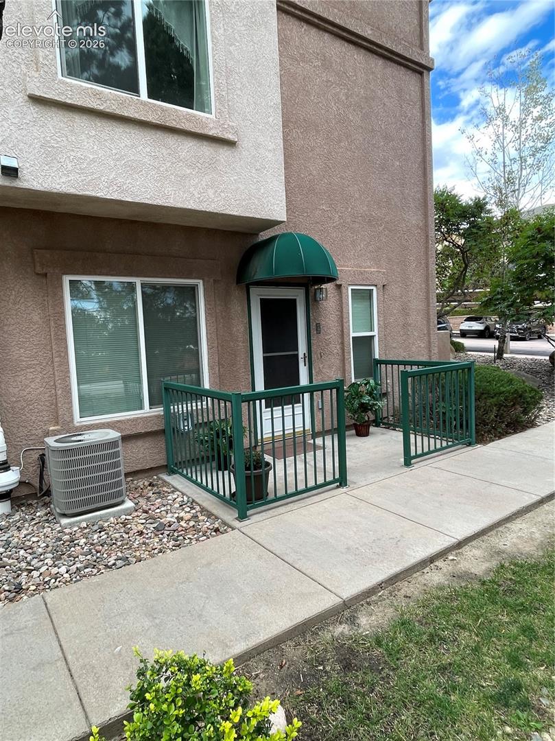 Fenced Front Patio