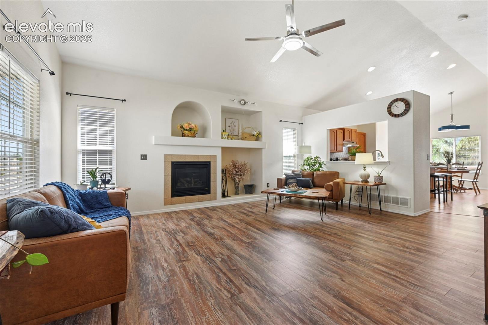 Wide open floorplan