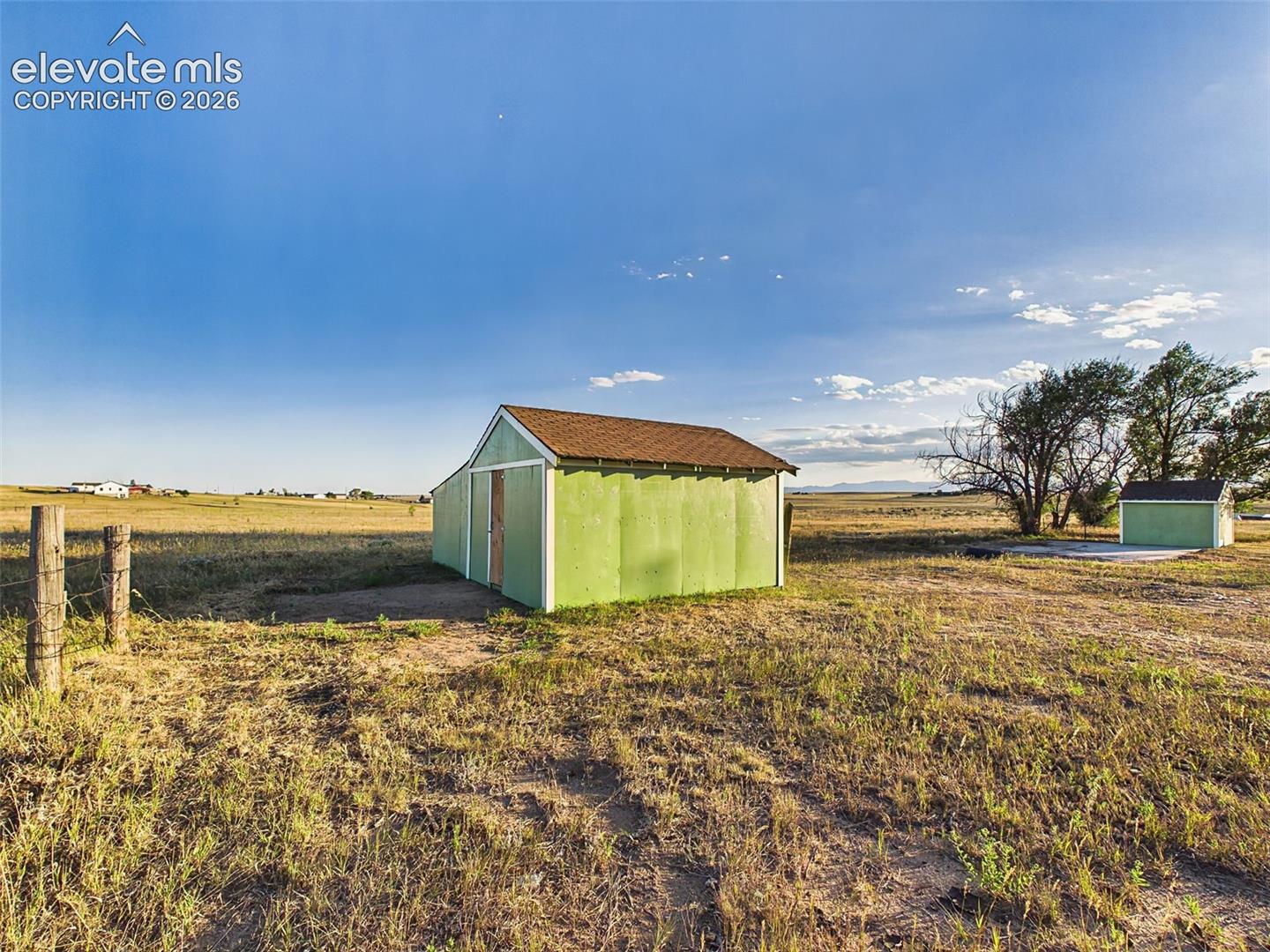 Storage Building – Detached storage building offers flexible space for equipment, tools, hobbies, or additional storage.