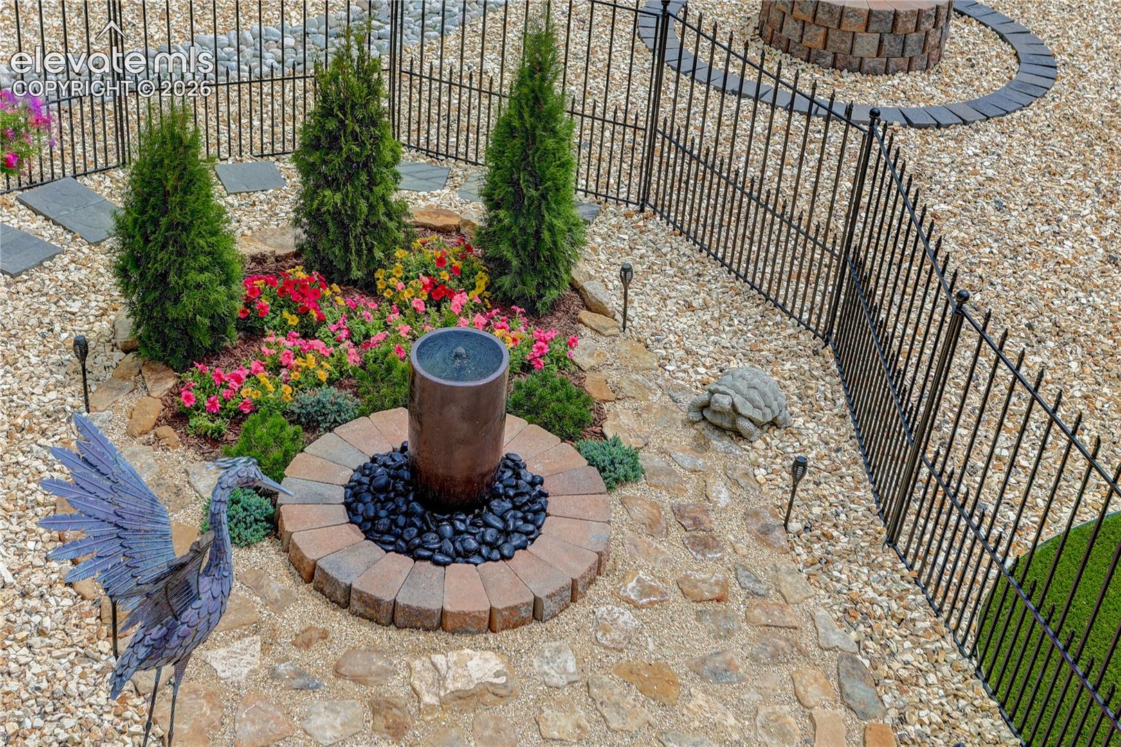 Backyard water feature