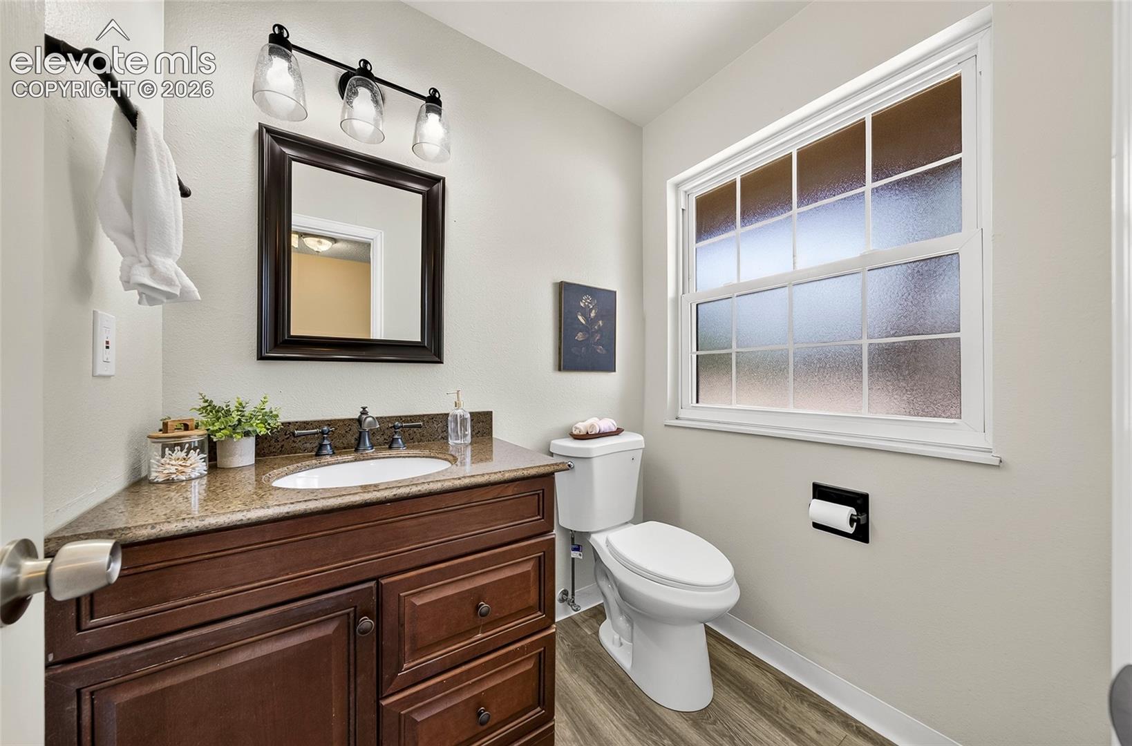 main level powder room