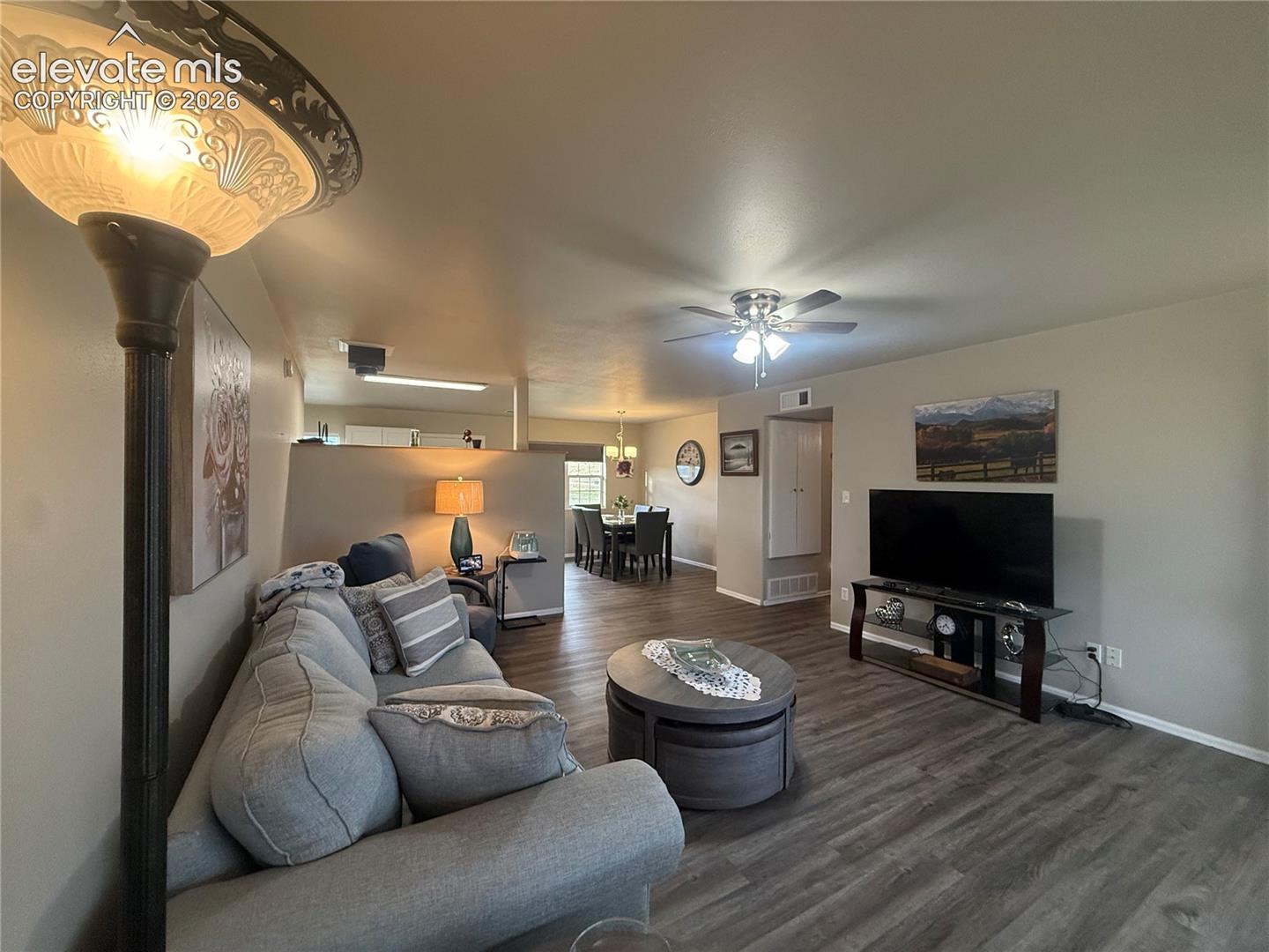 open to the dining room