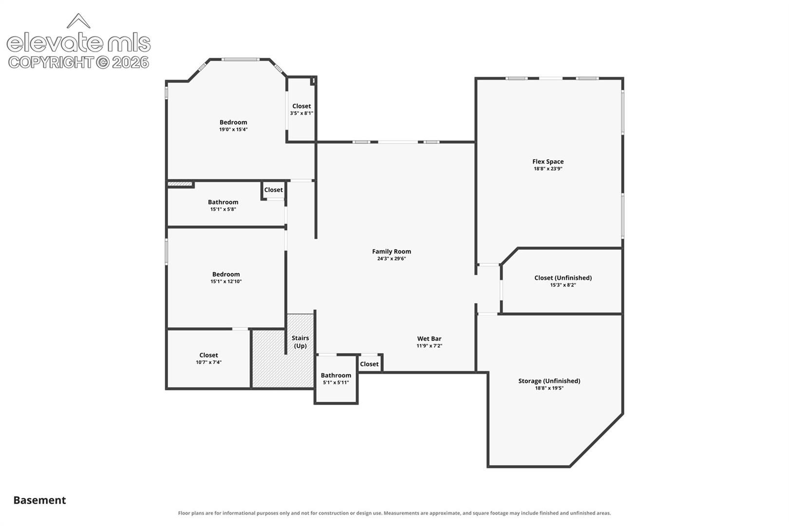 Basement lower level
